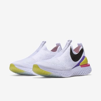 Nike Epic Phantom React - Női Futócipő - Fehér/Fukszia/Lila/Fekete